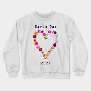 Floral Heart for Earth Day 2023 Crewneck Sweatshirt